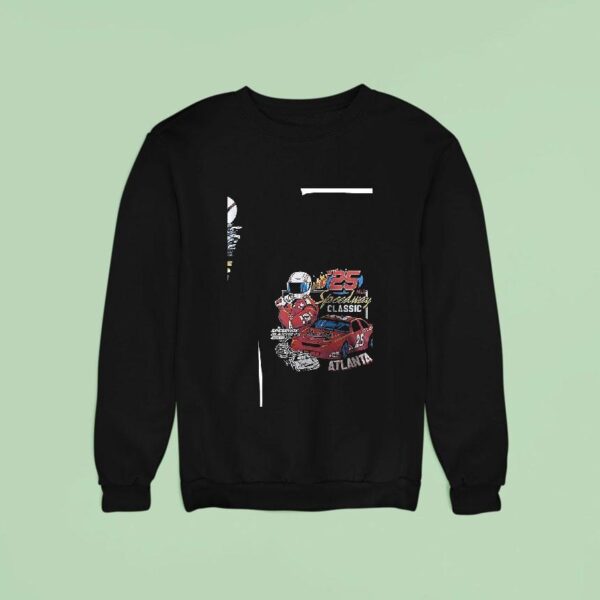 Atlanta Braves Speedway Classic Car Racing Sweatshirt