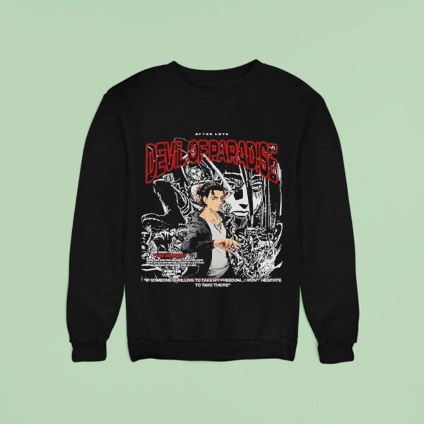 Attack On Titan Devil Of Paradise Eren Yeager The Usurper After Love Sweatshirt