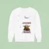 Baby Yoda I Live On The Corner Of Funny Street And Silly Road In Crazy Town Sweatshirt