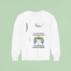 Baby Yoda My Dad Is My Guardian Angel He Watches Over My Back Sweatshirt