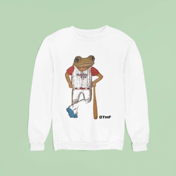Bad Bunny Deb Tirar Ms Fotos Concho Baseball Puerto Rico Sweatshirt
