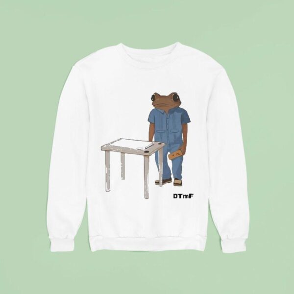 Bad Bunny Deb Tirar Ms Fotos Concho Table Frog Sweatshirt