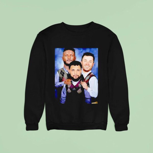 Baker Mayfield Mike Evans And Chris Godwin Step Brothers Photo Sweatshirt