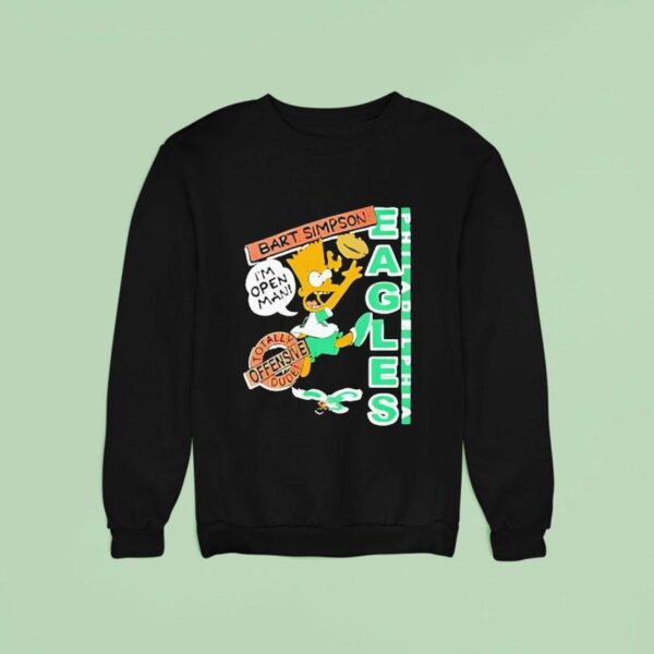 Bart Simpson Eagles Nfl Sweatshirt