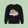 Bear Stare Slouchy Fi Sweatshirt