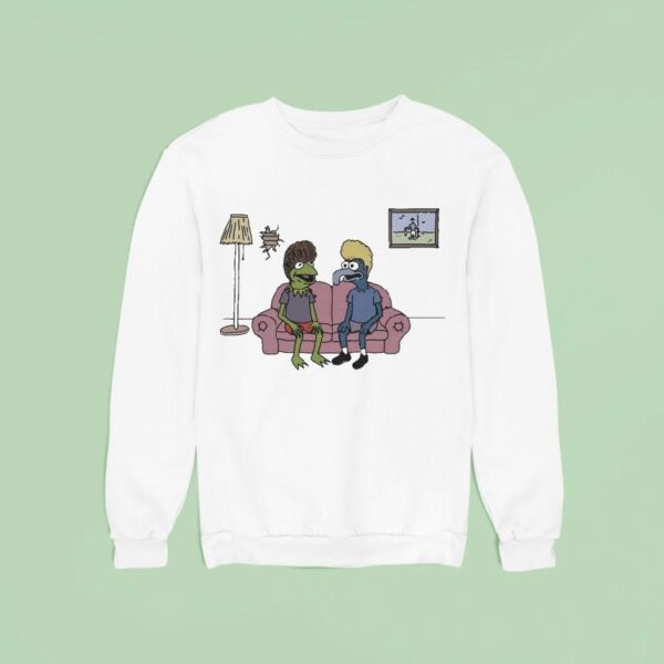 Beavis And Butt Head Potent Frog Cartoon Sofa Sweatshirt