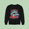 Beware Of Flashing Ghost Game Over Halloween Sweatshirt