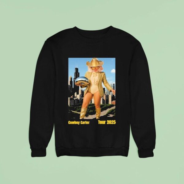 Beyonce Chicago Cowboy Carter Tour Sweatshirt