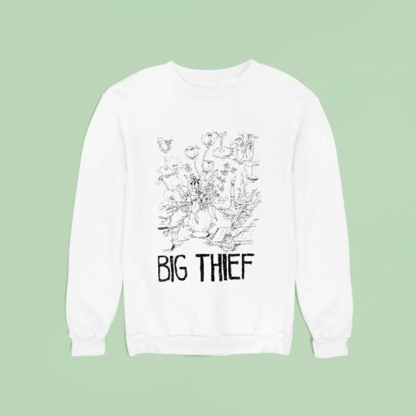 Bigthief Flowers Candles Sweatshirt