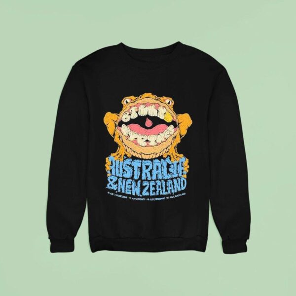 Billy Strings Australia And New Zealand Tour The Frog Sweatshirt