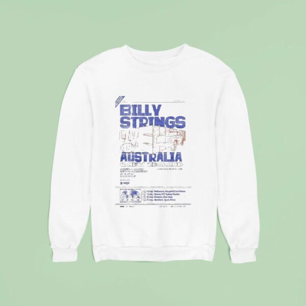 Billy Strings Melbourne Margaret Court Arena July Sweatshirt