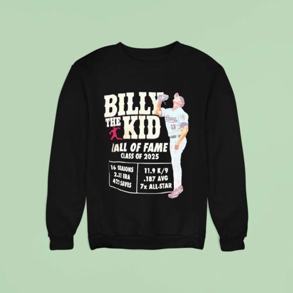 Billy Wagner Houston Astros The Kid Hall Of Fame Class Of Sweatshirt