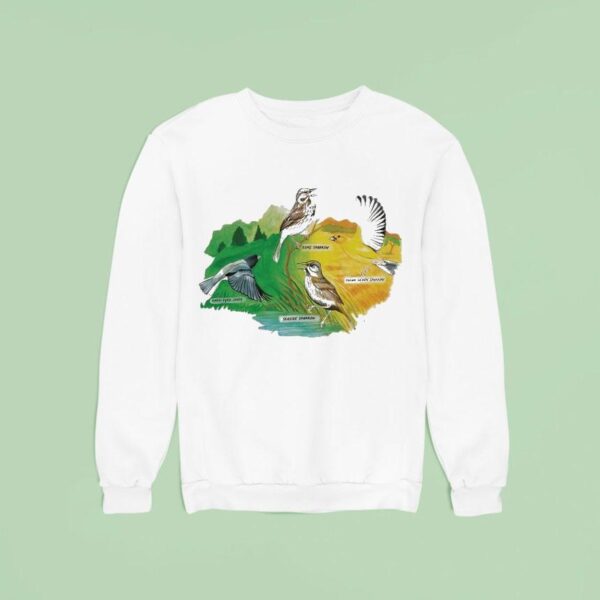 Bird Collective Birders Week Sparrows Sweatshirt