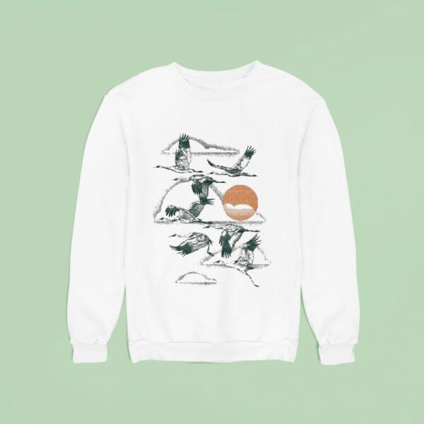 Bird Collective Whooping Crane Sweatshirt