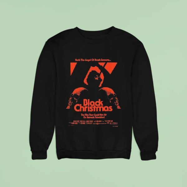 Black Christmas Hark The Angel Of Death Screams Sweatshirt