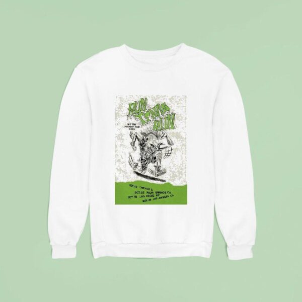 Blink Run Travis Run Hit Pavement Tour Sweatshirt