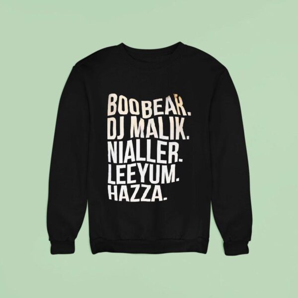 Boo Bear Dj Malik Nialler Leeyum Hazza Sweatshirt