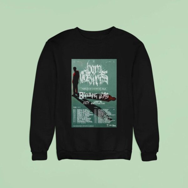 Born Of Osiris Through Shadows Usa Tour Summer Dates Sweatshirt