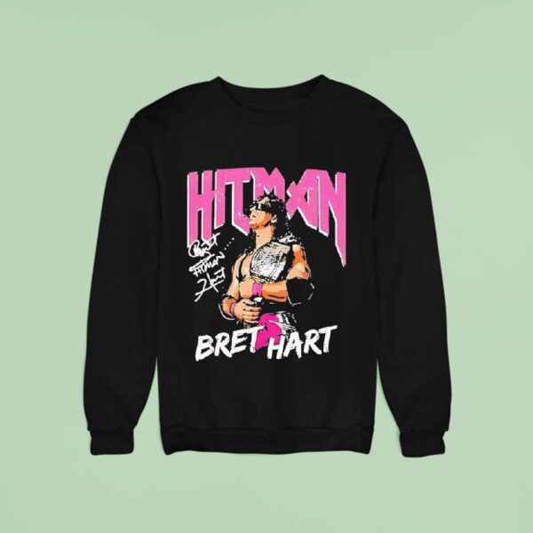Bret Hart Hitman Signature Sweatshirt