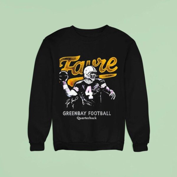 Brett Favre Green Bay Football Quarterback Signature Sweatshirt