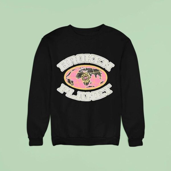 Broken Planet Grid Globe Sweatshirt
