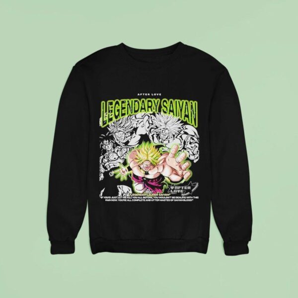 Broly Legendary Saiyan Dragon Ball Z Sweatshirt