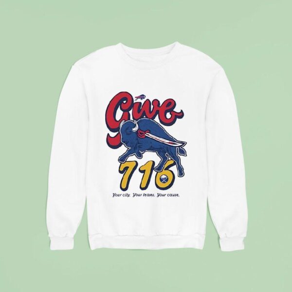 Buffalo Bills X Buffalo Sabres Give Your City Your Teams Your Cause Sweatshirt