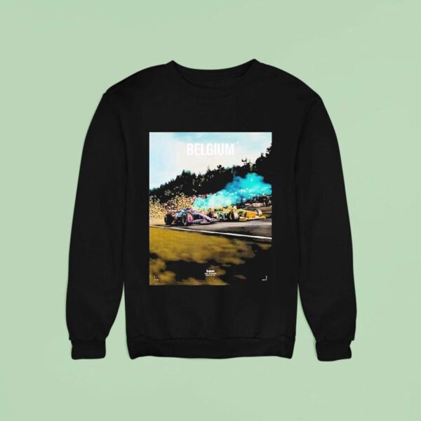 Bwt Alpine F Belgium Grand Prix At Spa Francorchamps In July Racing Sparks Sweatshirt