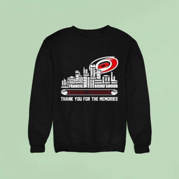 Carolina Hurricanes Thank You For The Memories Sweatshirt