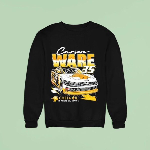 Carson Ware Costa Oil Minute Oil Change Racing Sweatshirt