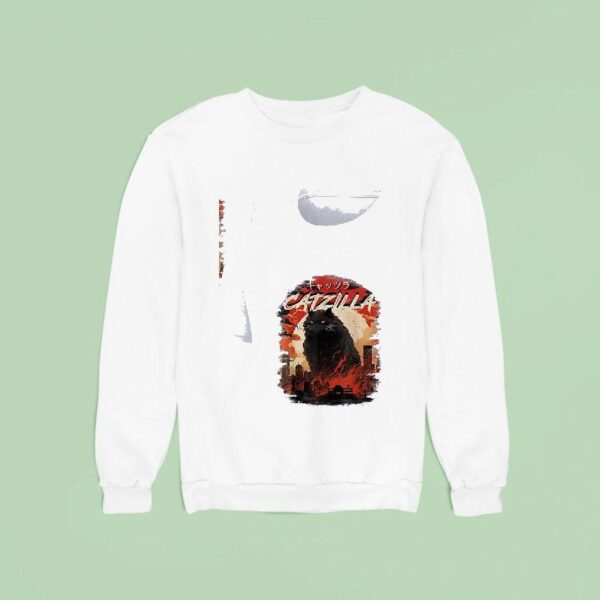 Cat Catzilla Japanese Sweatshirt
