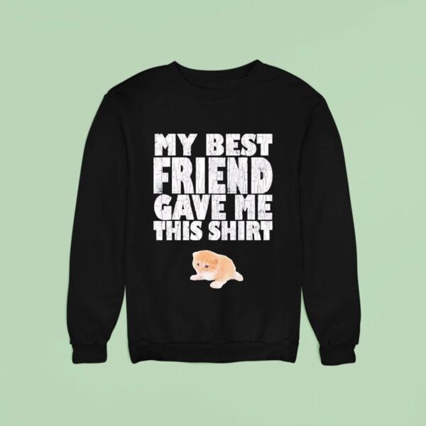 Cat My Best Friend Gave Me This Sweatshirt