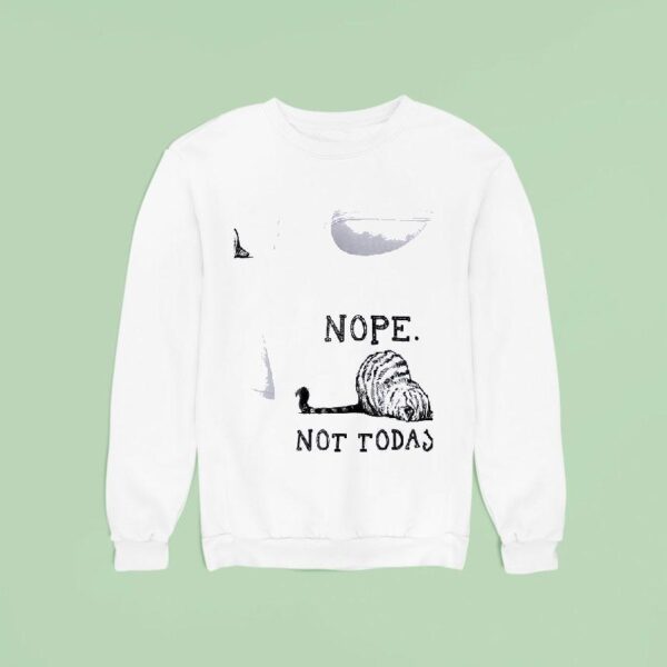 Cat Nope Not Today Sweatshirt