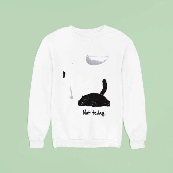 Cat Not Today Sweatshirt