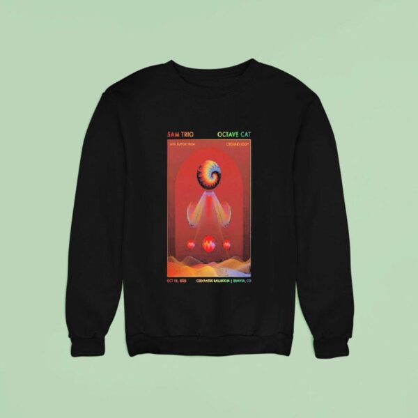 Cervantes Ballroom Denver Co Oct Trio Octave Sweatshirt