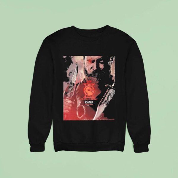 Character Josh Lawson As Kano For Mortal Kombat Only In Theaters October Sweatshirt