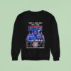 Chicago Cubs Yes I Am Old But I Saw Champions Thank You For The Memories Signatures Sweatshirt