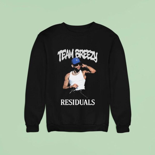 Chris Brown Team Breezy Residuals Tour Chicago Concer Sweatshirt