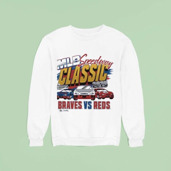 Cincinnati Reds Vs Atlanta Braves Mlb Speedway Classic Sweatshirt