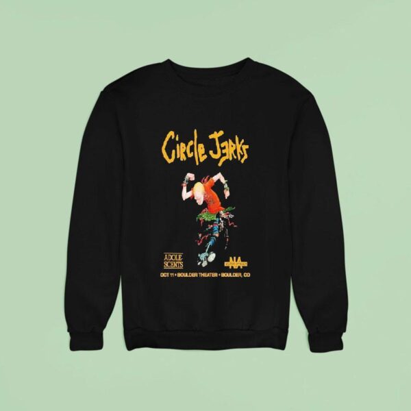 Circle Jerks Oct Boulder Theater Sweatshirt