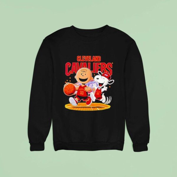 Cleveland Cavaliers And Peanuts Snoopy Sweatshirt
