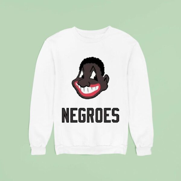 Cleveland Indians Negroes Face Head Sweatshirt