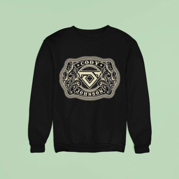 Cody Johnson Leather Buckle Deluxe Tour Bel Sweatshirt