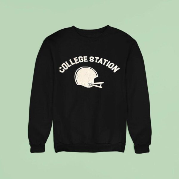 College Station Texas Am Aggies Football Helme Sweatshirt