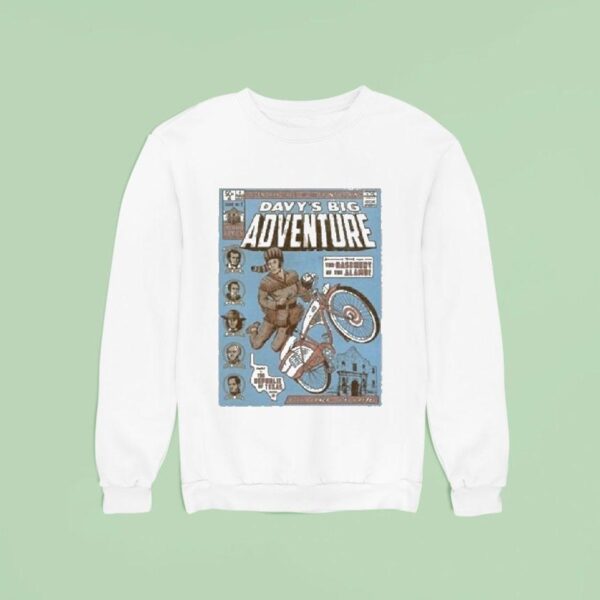 Comic Book Davy S Big Adventure Sweatshirt