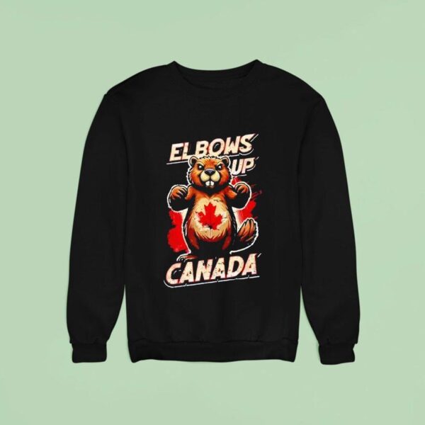 Contrarian Elbows Up Canada Sweatshirt