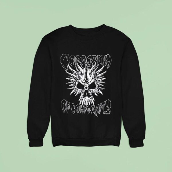 Corrosion Of Conformity Old School Skull Sweatshirt