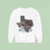 Couple Horse Texas When You Pass Through The Waters I Will Be With You Sweatshirt