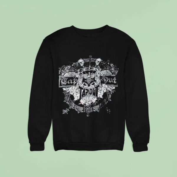 Couple Skeletons Tap Out Tapou Sweatshirt