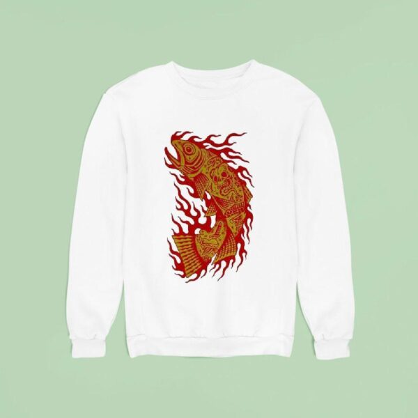 Crooked Creek Holler Fish Tattoo Trou Sweatshirt